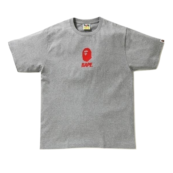 A Bathing Ape Rubber Soldier Tee - Gray - Used