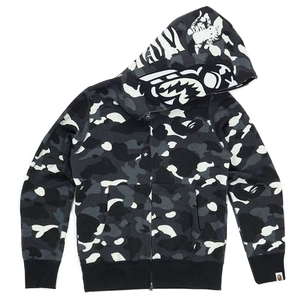 A Bathing Ape Ultimate City Camo Tiger Full Zip Jacket - Black