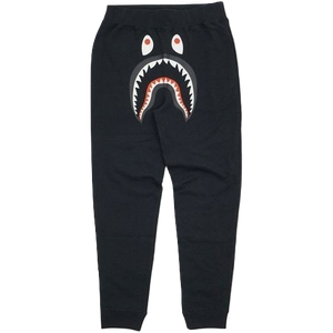 A Bathing Ape WGM Shark Slim Sweatpants - Black