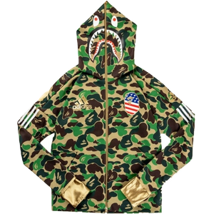 Adidas x Bape Shark Hoodie SB - Multicolor - Used