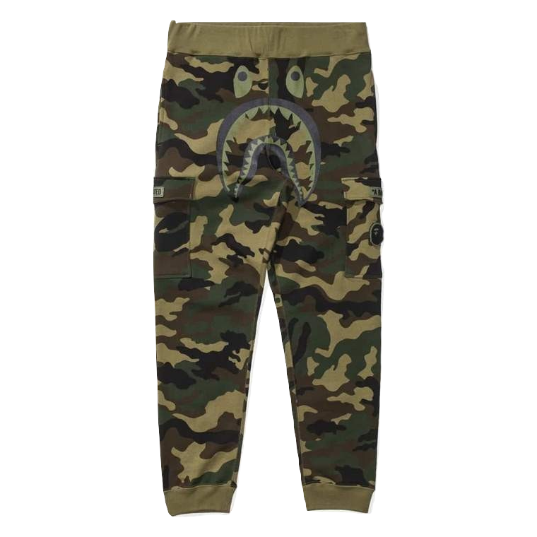 Bape X Undefeated Woodland Camo Shark Slim Pants – Grails SF