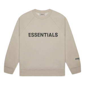 FEAR OF GOD ESSENTIALS 3D Silicon Applique Crewneck - String/Tan