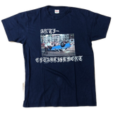 Supreme Anti Establishment Tee - Navy - Used