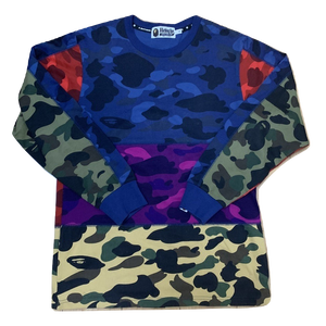 Bape Mix Camo Long Sleeve - Multi - Used – Grails SF