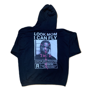 Travis Scott Rated R Custom Hoodie - Black