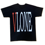 VLone Reversible Logo Tee - Black/Red - Used