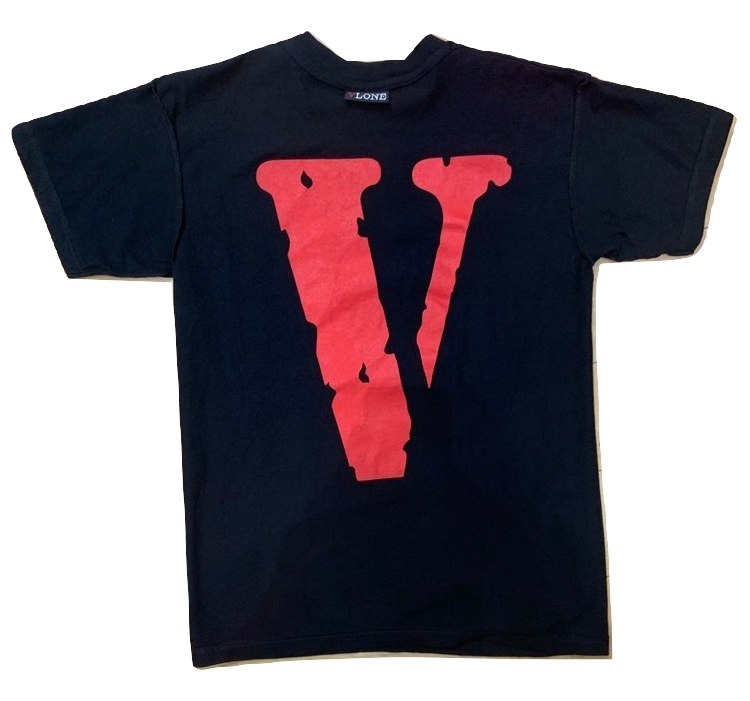 VLone Reversible Logo Tee - Black/Red - Used