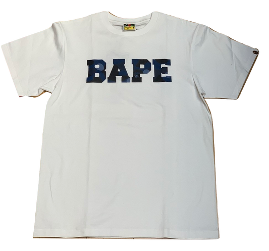 A Bathing Ape Color Camo Tee - Blue