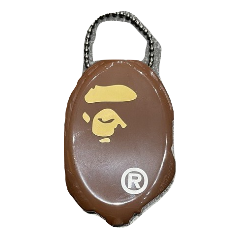 A Bathing Ape Happy New Year 2021 Ape Head Keychain - Brown