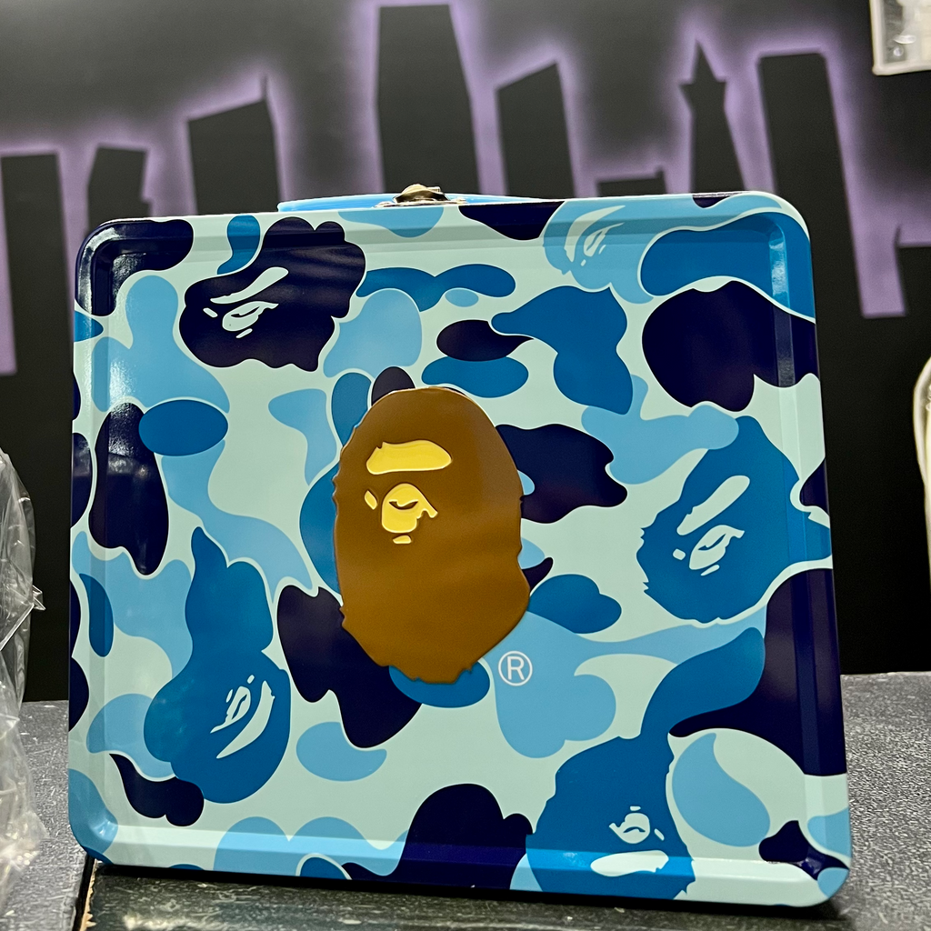 A Bathing Ape Blue Camo Lunch Box