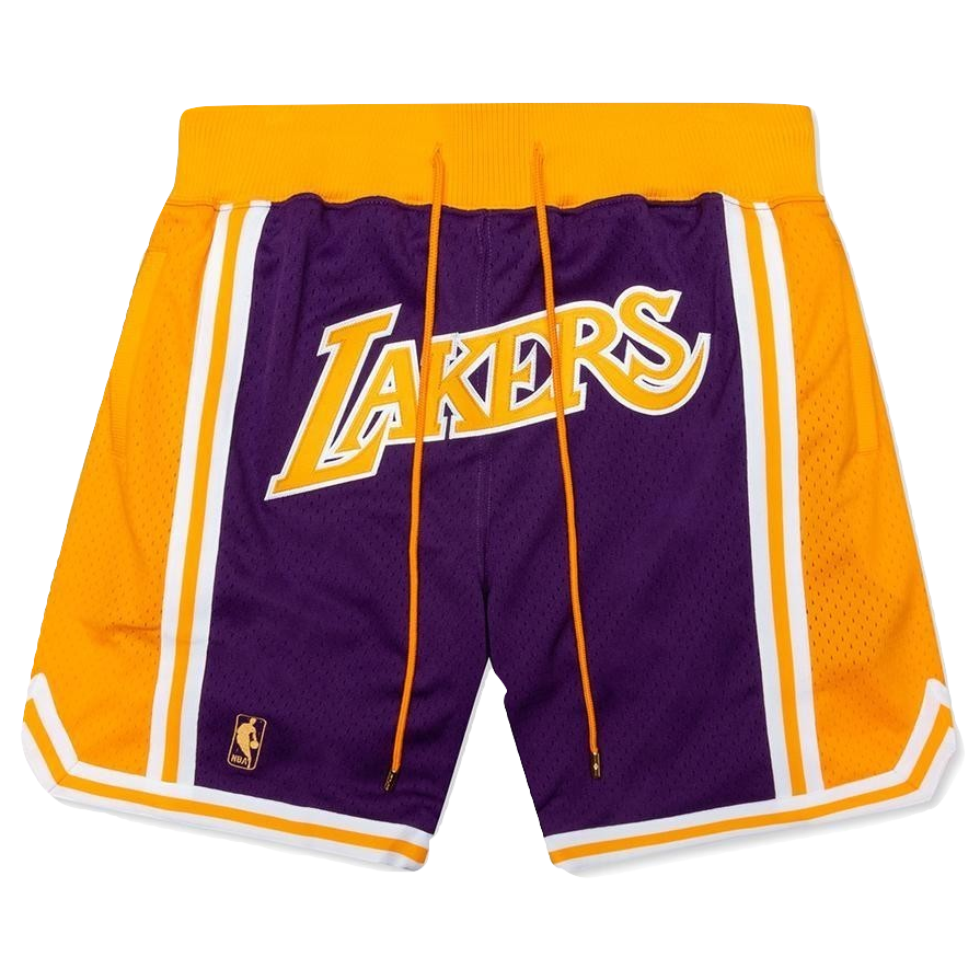 Just Don Los Angeles Lakers 1996-97 Shorts Men's Size Extra Large XL
