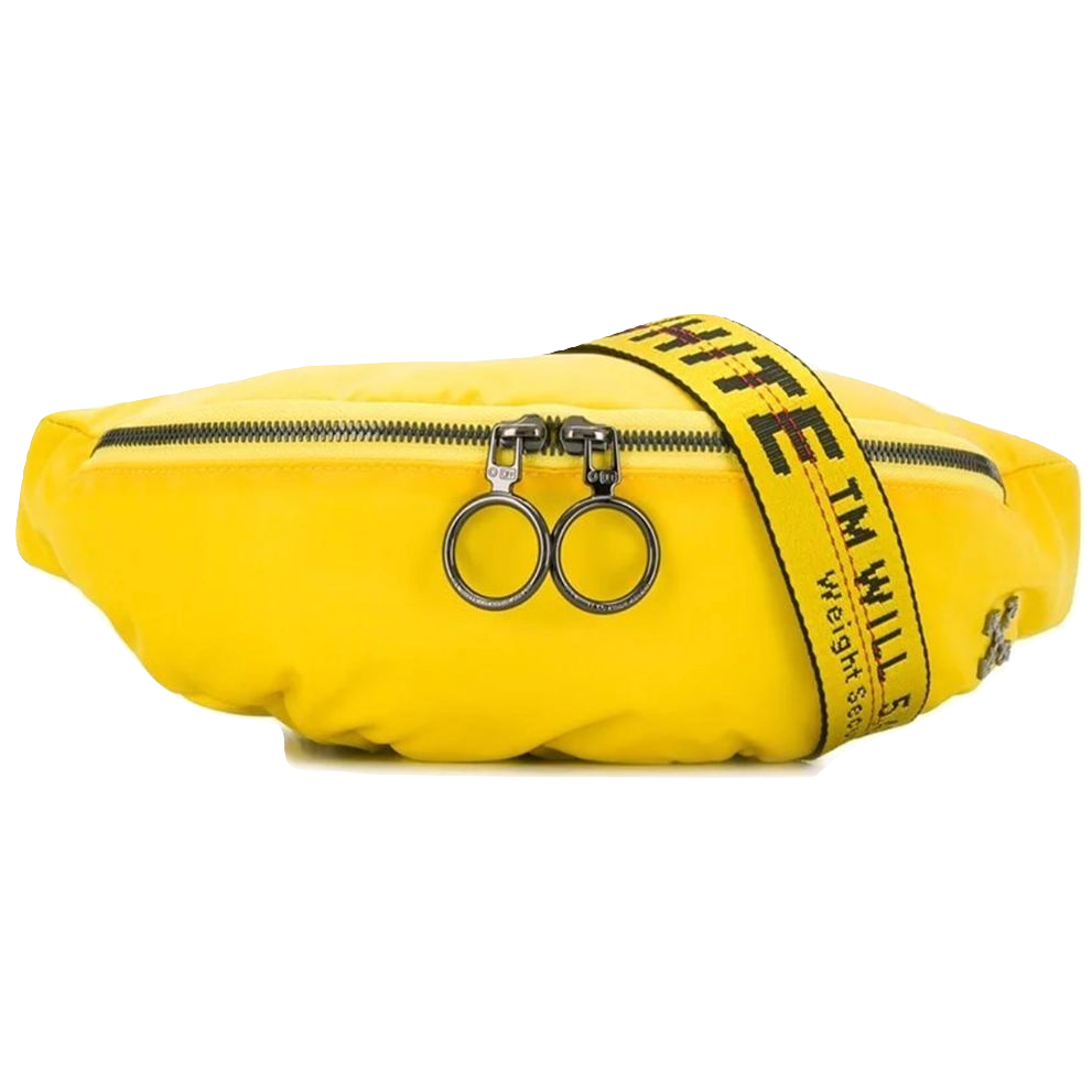 Off-White Industrial-Strap Belt Bag - Yellow - Used