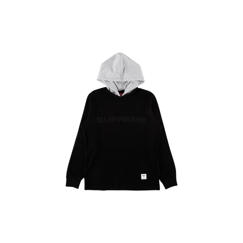 Supreme Hooded Waffle Ringer - Black - Used – Grails SF