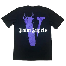 VLone Palm Angels Tee - Black/Purple