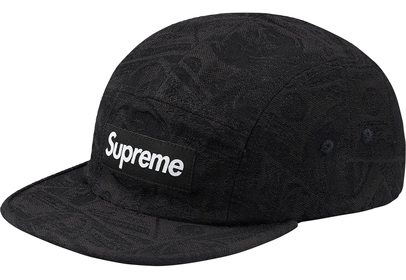 Supreme 100 Dollar Bill Camp Cap - Black - Used