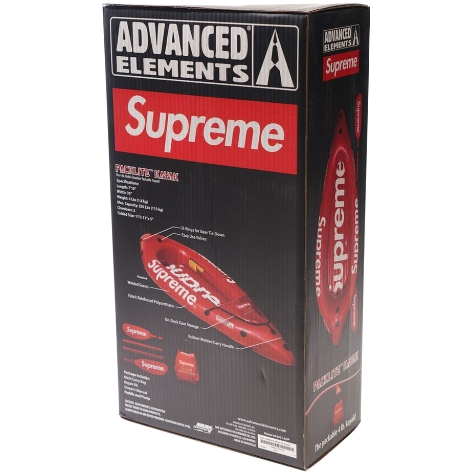 Supreme Advanced Elements Packlite Kayak Red