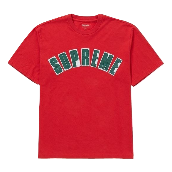 Supreme Arc Applique S/S Top - Red – Grails SF