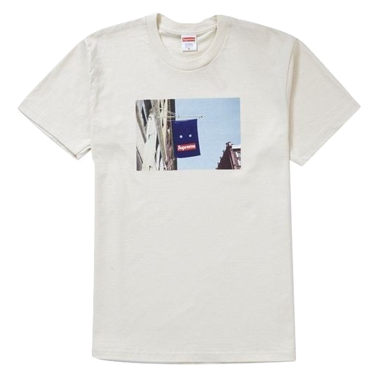 Supreme Banner Tee - Natural – Grails SF