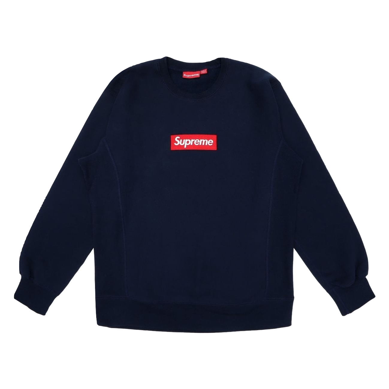 Supreme Box Logo Crewneck FW15 - Navy - Used