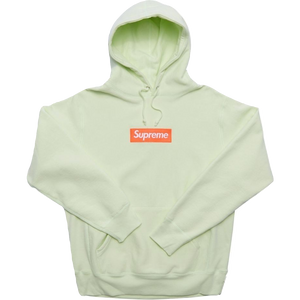 安いSALEsupreme box logo hooded lime Mサイズ パーカー