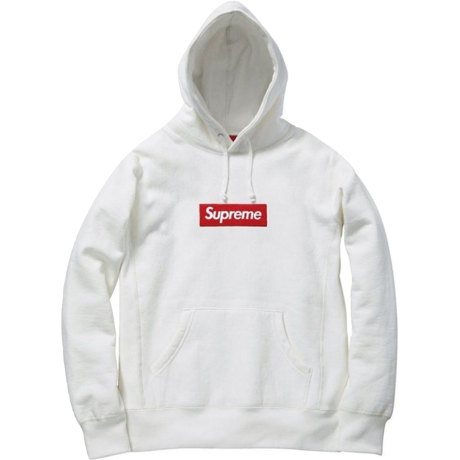 Supreme, Shirts, White Supreme Box Logo Hoodie
