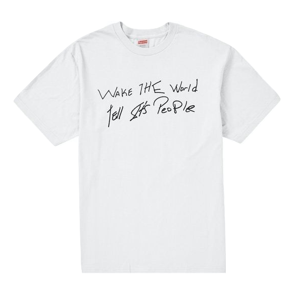 10%OFFsupreme buju wake white size S Tシャツ/カットソー(半袖/袖なし)