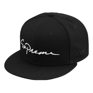 Supreme Classic Script New Era - Black