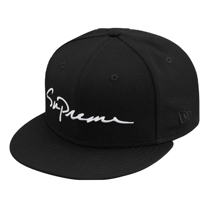 Supreme Classic Script New Era - Black – Grails SF