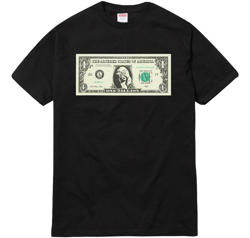 Supreme Dollar Tee - Black