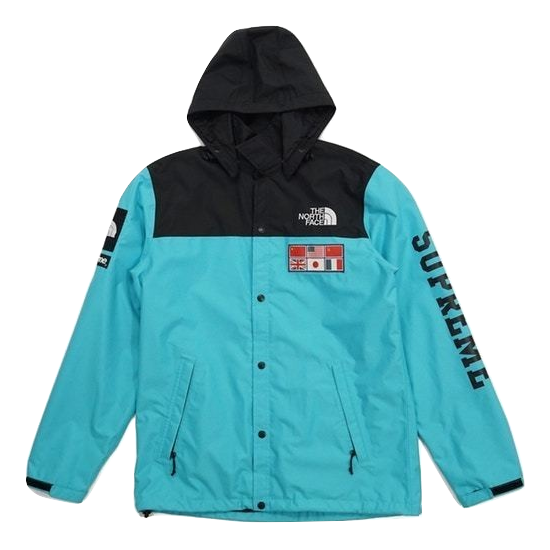 Supreme x TNF Expedition Coaches Jacket - Teal - Used