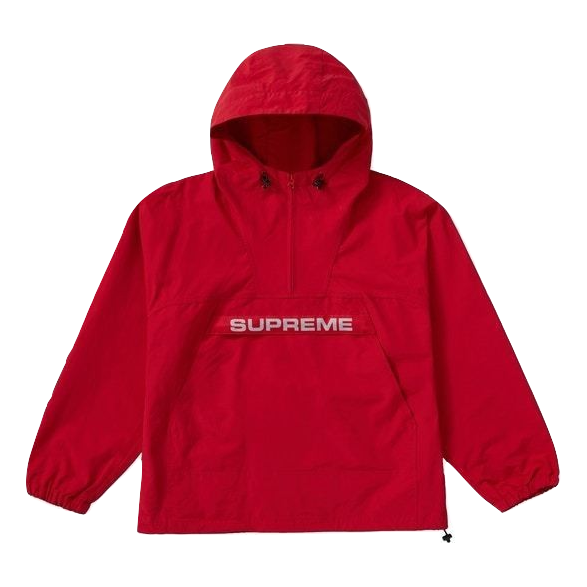 Supreme Heavy Nylon Anorak - Red