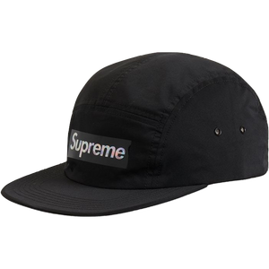 Supreme Holographic Logo Camp Cap - Black