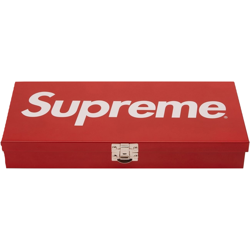 Supreme Large Metal Storage Box SS17 - Red