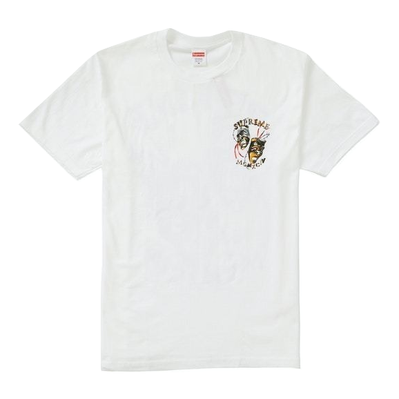 Supreme Laugh Now Tee White Grails SF