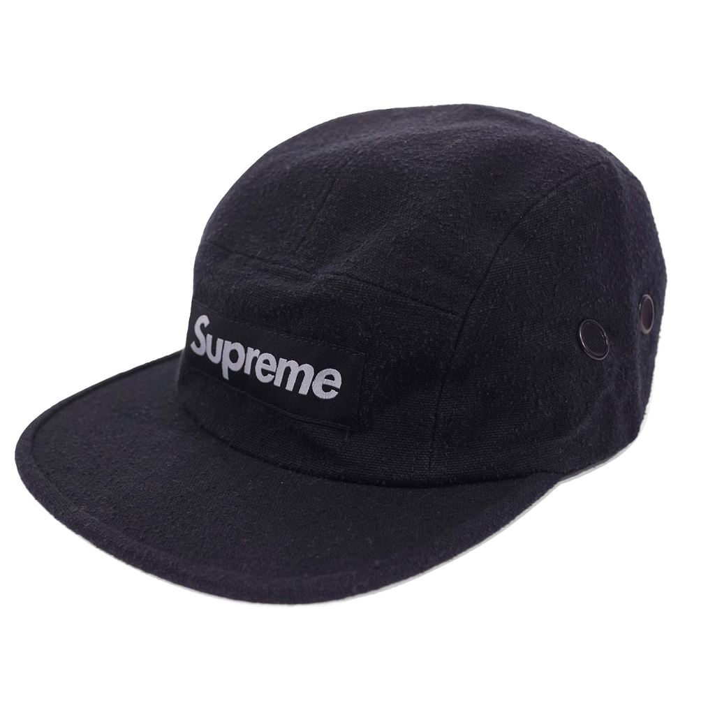 supreme napped canvas camp cap