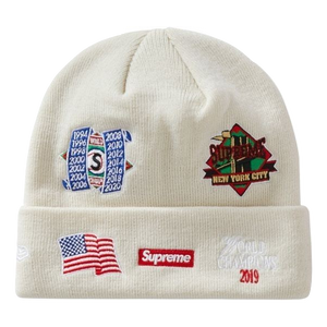 Supreme New Era Shop Beanie Natural New York City for Women