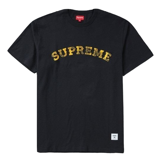 Supreme 20fw Plaid Appliqué S/S Top