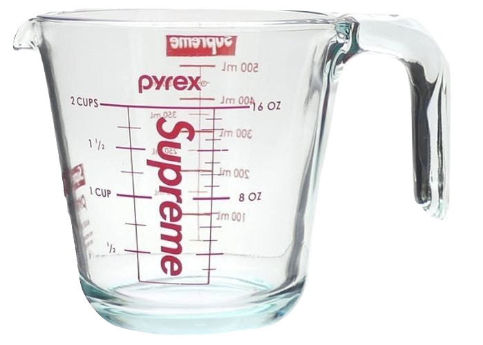 Supreme Pyrex 2 Cup Measuring Cup - Clear – Grails SF