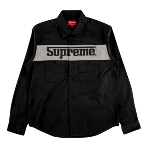 Supreme Racing Logo Work Shirt - Black