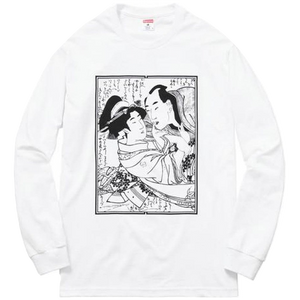 Supreme Sasquatch Fabrix Shunga LS Tee - White - Used