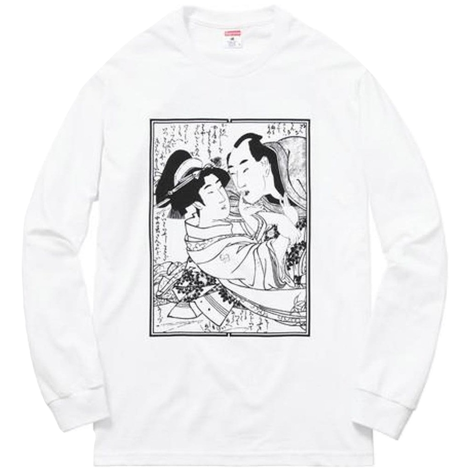 Supreme Sasquatch Fabrix Shunga LS Tee - White - Used