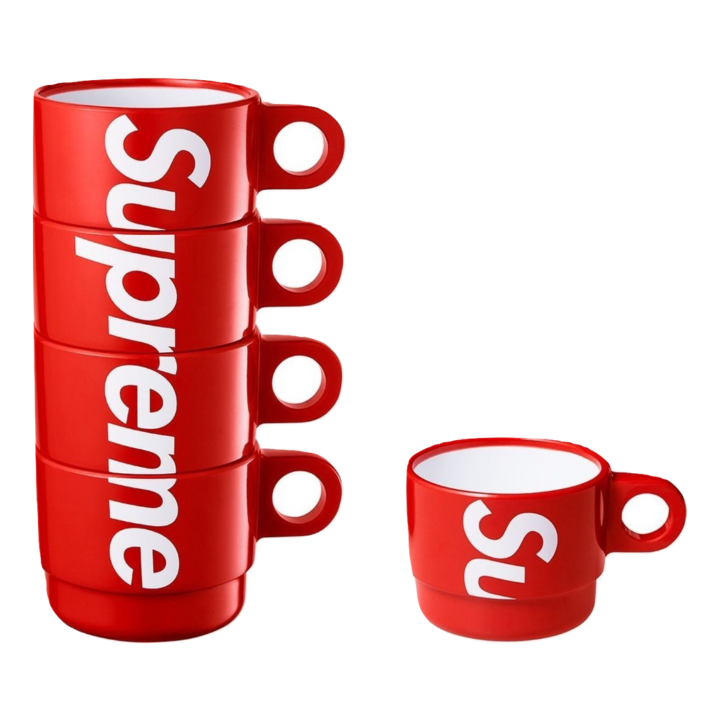 Supreme Stacking Cups (Set of 4) - Red