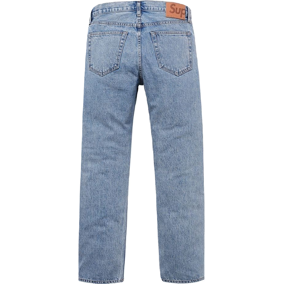 Supreme Stone Washed Slim Jeans - Stone Washed Indigo