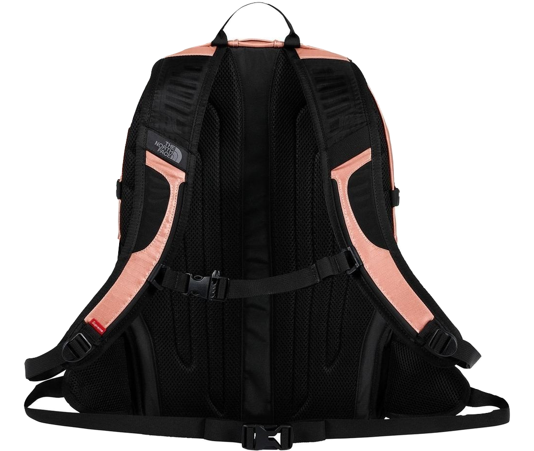 Black north face outlet backpack with rose gold