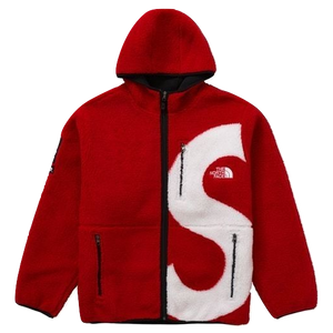 Supreme The North Face S Logo Fleece Jacket RedSupreme The North
