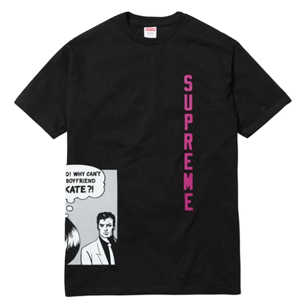 Supreme x Thrasher Boyfriend Tee - Black - Used