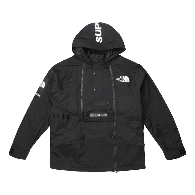 Supreme X The North Face Steep Tech Hooded Jacket - Black