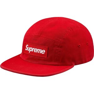 Supreme washed chino outlet twill camp cap fw18