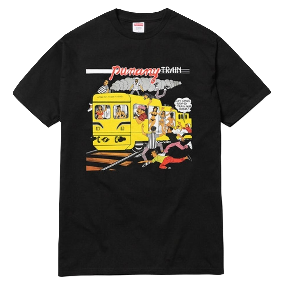 Supreme Wilfred Limonius Punany Train Tee - Black - Used