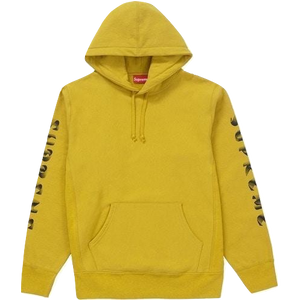 Supreme Gradient Sleeve Hooded Sweatshirt - Mustard - Used